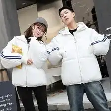 港风情侣男士连帽棉衣男棉服面包服加厚外套男qt50168820p80