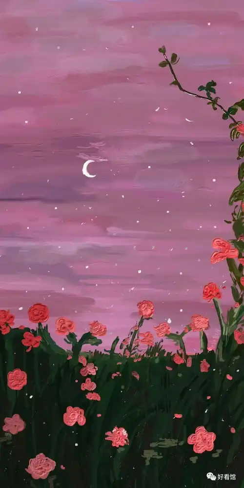 油画壁纸ins风小清新油画背景图片分享一组小清新油画