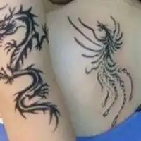 纹身男女图片霸气黑白微信头像图片大全