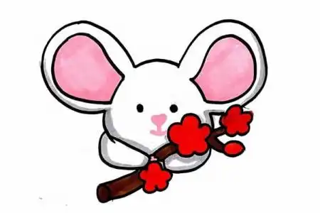 小老鼠简笔画