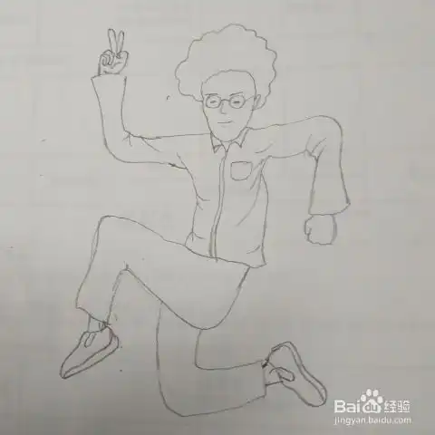 学画简笔画嘻哈男孩的画法