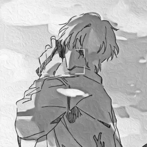 男生头像动漫丨头像男动漫黑白高冷