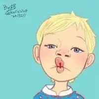 小女孩噘嘴动漫头像微信头像图片大全