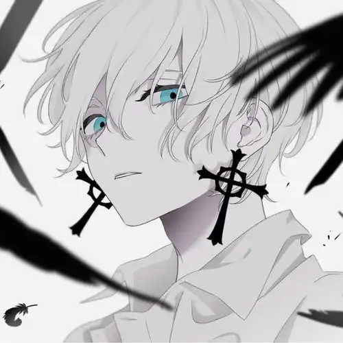 尘世两三句二次元男头