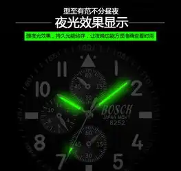 男士钢带日历运动防水大表盘夜光爆款手表