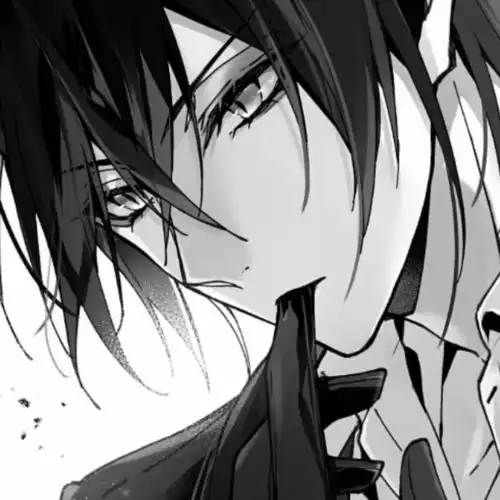 动漫男生头像把烦恼放进口袋,未来的路还很长