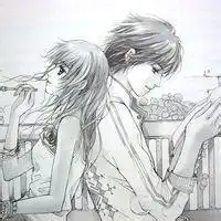 失落长发图片黑白微信头像图片大全