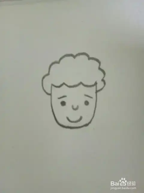儿童简笔画之小男孩