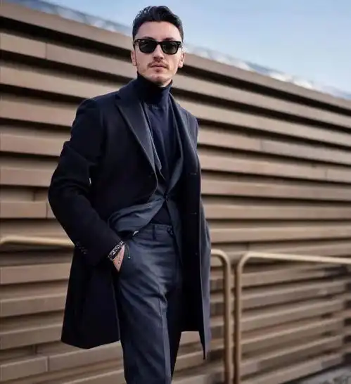 衣邦人定制商务男士大衣,稳重大气有质感