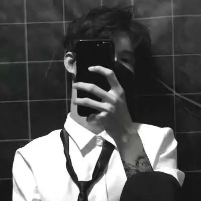 黑白男生头像有哪些男生微信黑白潮图头像一览