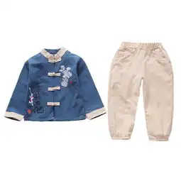 古风潮流时尚2018秋季男童套装潮流修身可爱舒适