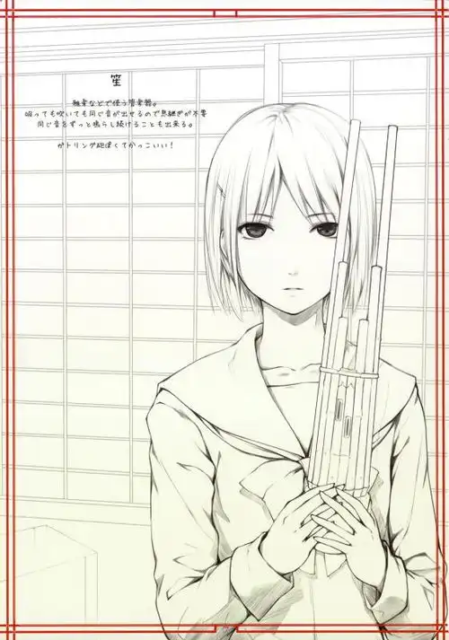 类似这样的男生动漫线稿,可爱的女孩子也可以