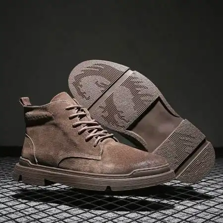 汤河店新款秋冬季马丁靴男加绒棉鞋雪地靴战狼潮男靴英伦军靴高帮男鞋子c图片大全邮乐官方网站