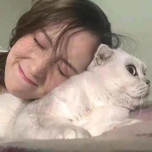 头像,抱猫女孩最温柔