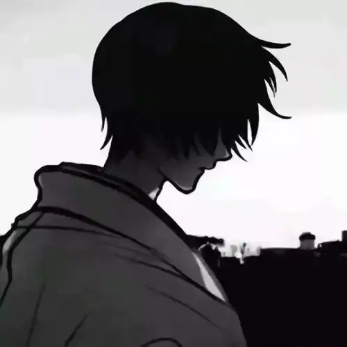 动漫头像暗黑系黑白丧丧头像,喜欢这个调调