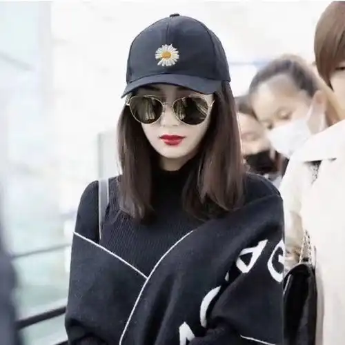 小雏菊夏天帽子女学生韩版潮流百搭休闲棒球帽遮阳防晒鸭舌帽