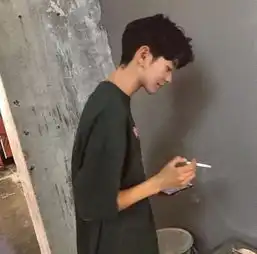 no2915款网红小哥哥发型,留了还不帅小博也没办法了