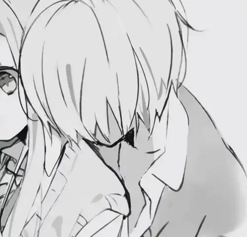 一组小众黑白动漫情头