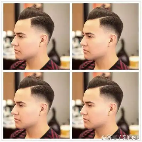 2018男士发型流行周边光,闪的你眨眼睛