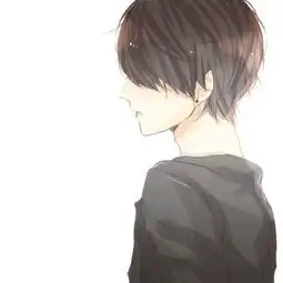 求脸向左的男动画人物,配这张图