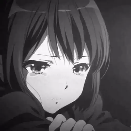 丧系女头丨黑白微丧女生头像失恋伤感