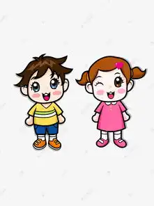 卡通可爱小男孩小女孩小学生矢量素材图片免费下载千库网