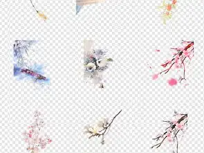 唯美水彩手绘古风水墨花卉风景插画背景素材图片模板下载42.44mb中国风边框大全花纹边框