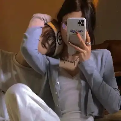 氛围感拉满的情侣头像,有爱甜蜜的双人情侣头像