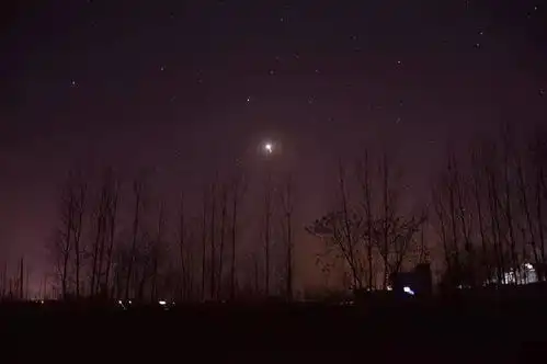 农村星星夜空图片大全