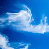 蓝天白云清新好看头像蔚蓝的天空