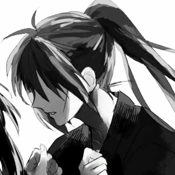 邪魅气质的动漫男头会心一笑