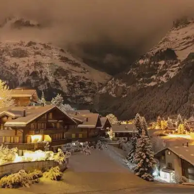 小屁瑞士的冬天太美了一定要和爱风景静物头像我要个性网