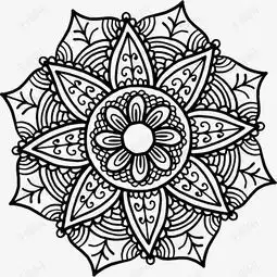 曼陀罗对称花纹素材图片免费下载高清psd千库网图片编号9159603