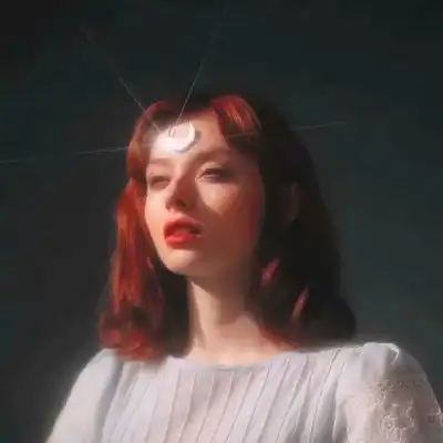 暗黑系女生头像真人高冷堕落病态冷酷系少女头像