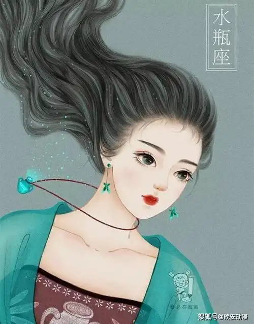 当十二星座变成古风小姐姐,天蝎座英气十足,狮子座侧颜杀