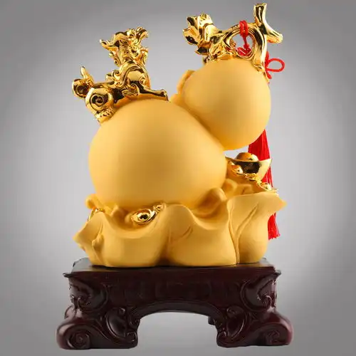 为什么有钱人家里都要摆放招财摆件看看下面,招财纳福又上档次