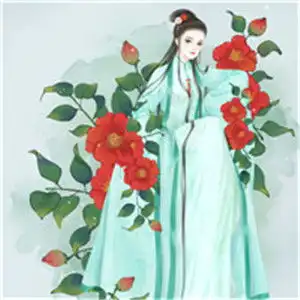 离别相思远缘分已尽手绘唯美古风美女头像