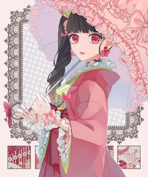 二次元男女动漫头像我的帅气才能配得上你的美丽