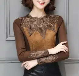 天冷别总穿针织衫,今年流行这样的打底衫,70后女人穿出优雅气质