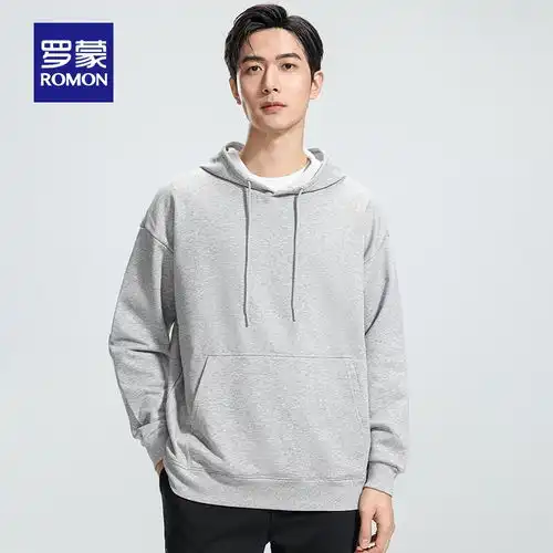 colombass刺绣重磅圆领加绒卫衣男潮牌宽松美式oversize上衣长袖打底衫黑色白标3xl170190斤