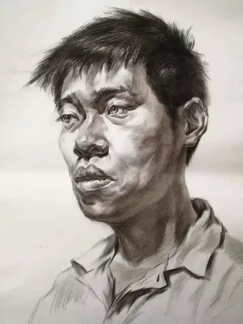 90分钟男青年素描头像