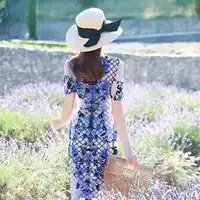 女生头像花花海系列唯美长发女生头像