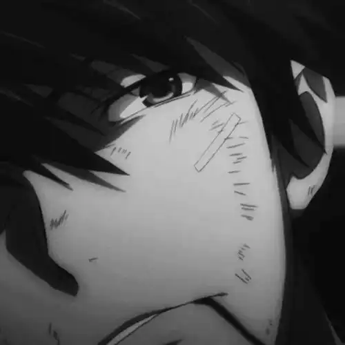 黑白动漫男头不要再熬夜了