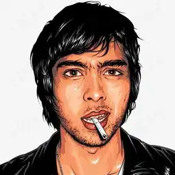 手绘抽烟男人素材图片免费下载高清效果元素psd千库网图片编号7415581