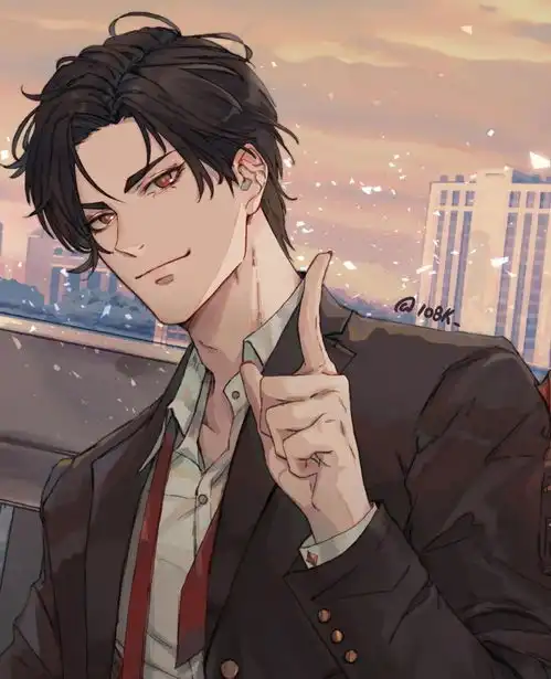 插画壁纸酷酷酷巨帅二次元小哥哥设定绝了每一张都戳在我的萌点上动漫男生