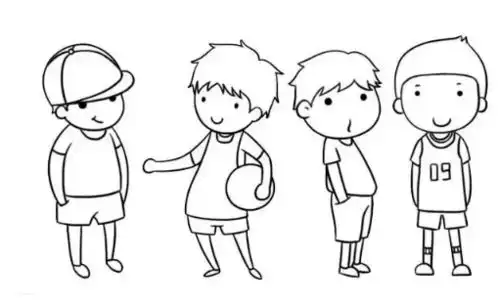萌萌哒小男生人物简笔画教程,一起动手画吧