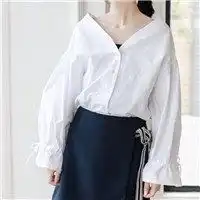 白色衬衣部位头像女生微信头像图片大全