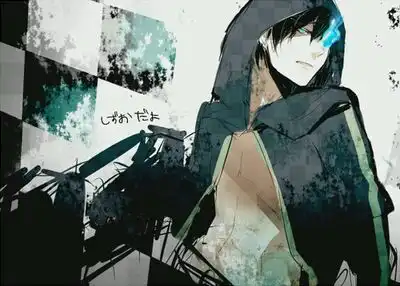 求qq头像动漫男生黑岩射手男版