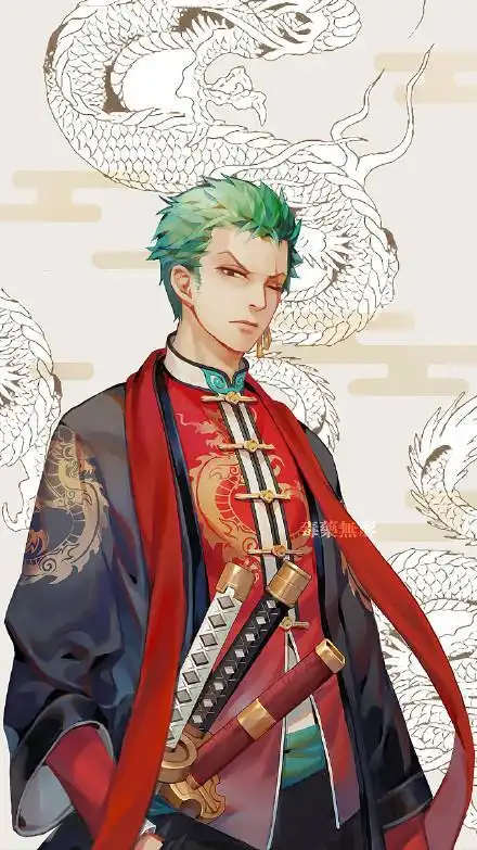 海贼王男神也走中国风,索大化身江湖侠客,路飞变身大当家