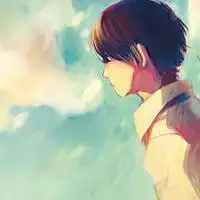 求可爱的男生动漫头像最好是侧脸的